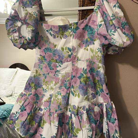 BNWT Off the Shoulder Floral Mini Dress - Picture 4 of 4